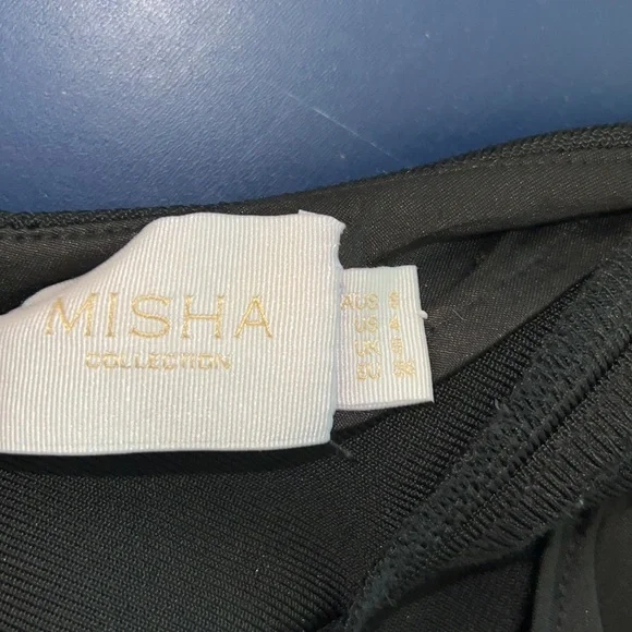 Misha Collection Bodycon Black Midi Dress - Picture 6 of 6